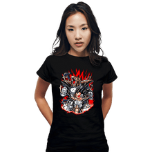 Load image into Gallery viewer, Daily_Deal_Shirts Fitted Shirts, Woman / Small / Black A Saiyan Prince

