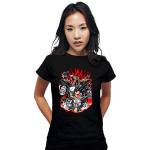 Daily_Deal_Shirts Fitted Shirts, Woman / Small / Black A Saiyan Prince