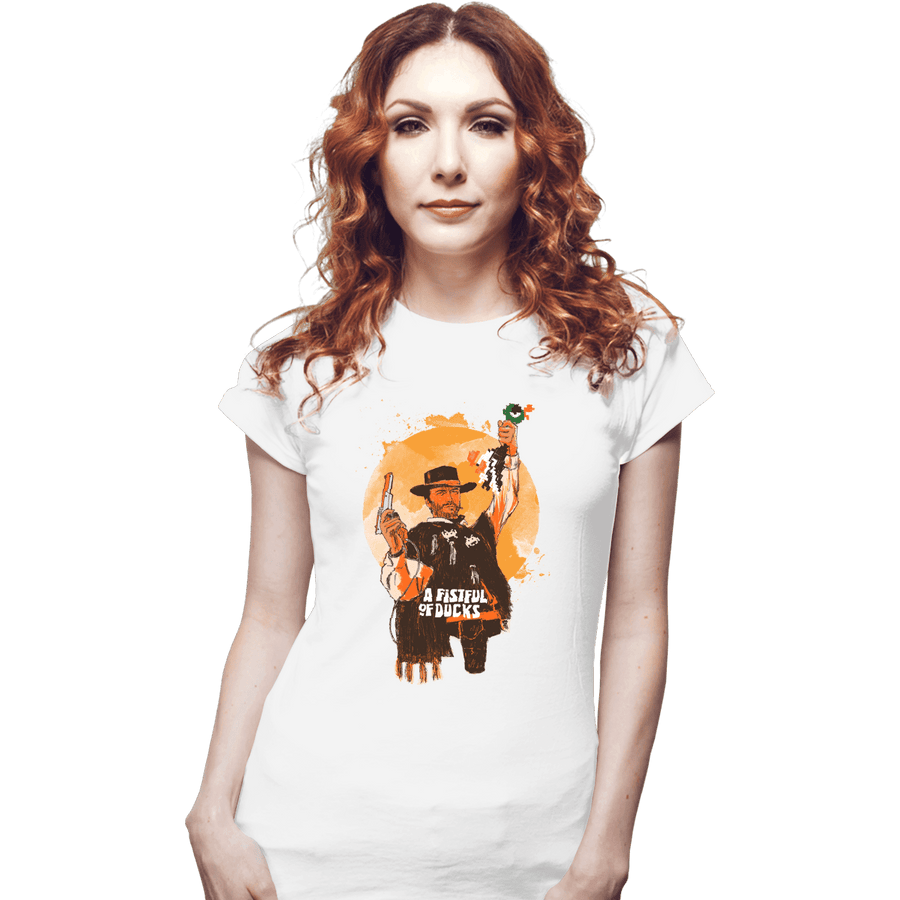 Shirts Fitted Shirts, Woman / Small / White A Fistful Of Ducks