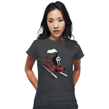 Load image into Gallery viewer, Shirts Fitted Shirts, Woman / Small / Charcoal Ghostface Train

