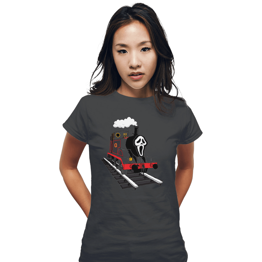 Shirts Fitted Shirts, Woman / Small / Charcoal Ghostface Train