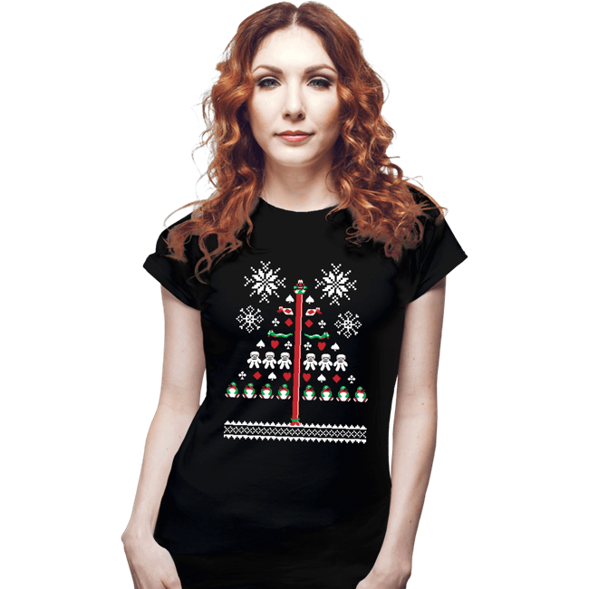Shirts Fitted Shirts, Woman / Small / Black Operation Christmas Cod