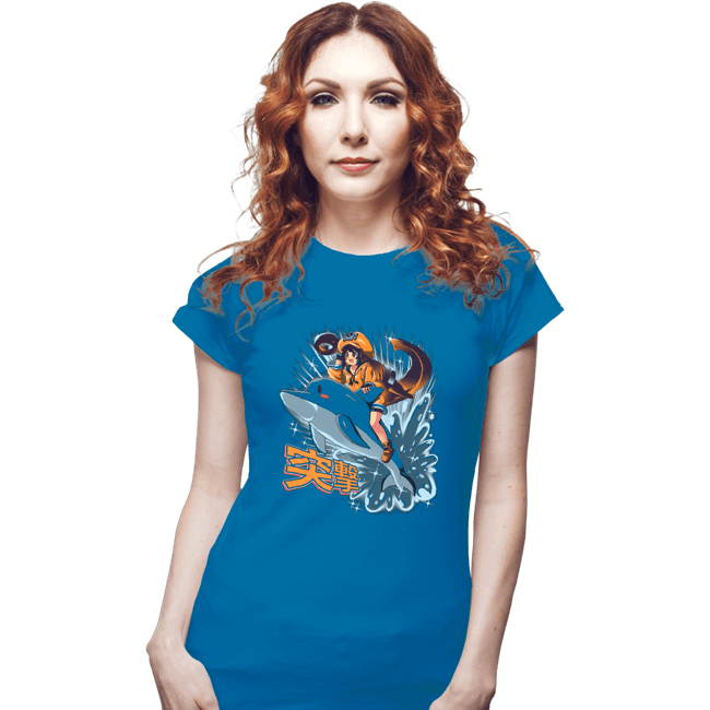 Shirts Fitted Shirts, Woman / Small / Sapphire Totsugeki