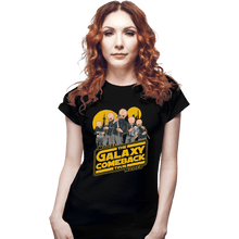 Load image into Gallery viewer, Shirts Fitted Shirts, Woman / Small / Black Galaxy Comeback
