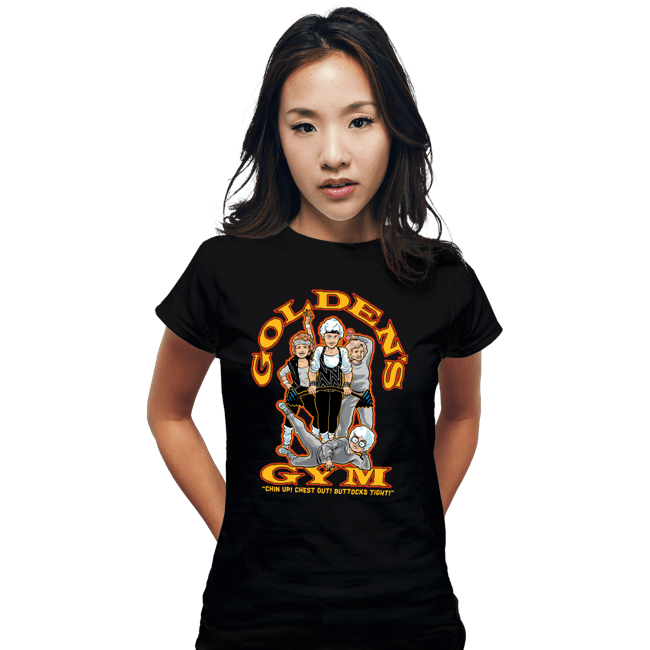 Secret_Shirts Fitted Shirts, Woman / Small / Black Goldens Gym