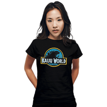 Load image into Gallery viewer, Shirts Fitted Shirts, Woman / Small / Black Kaiju World
