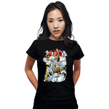 Load image into Gallery viewer, Daily_Deal_Shirts Fitted Shirts, Woman / Small / Black Saiyan Ranger

