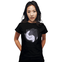 Load image into Gallery viewer, Shirts Fitted Shirts, Woman / Small / Black Dragon Tao
