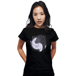 Shirts Fitted Shirts, Woman / Small / Black Dragon Tao