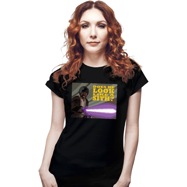 Secret_Shirts Fitted Shirts, Woman / Small / Black Jedi Jules Windu
