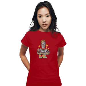 Shirts Fitted Shirts, Woman / Small / Red Notorious IG