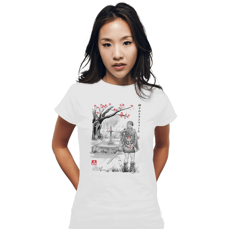 Shirts Fitted Shirts, Woman / Small / White A Link To The Sumi-e