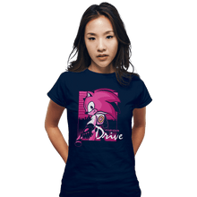 Load image into Gallery viewer, Secret_Shirts Fitted Shirts, Woman / Small / Navy Blue Driver
