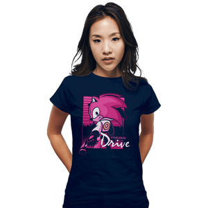 Secret_Shirts Fitted Shirts, Woman / Small / Navy Blue Driver