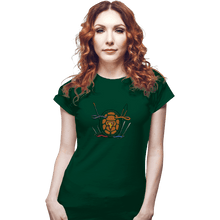 Load image into Gallery viewer, Shirts Fitted Shirts, Woman / Small / Irish Green Half Shell Heroes

