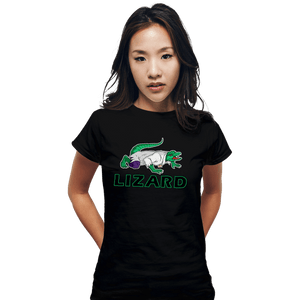 Shirts Fitted Shirts, Woman / Small / Black Lizard