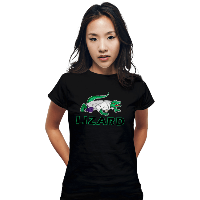 Shirts Fitted Shirts, Woman / Small / Black Lizard