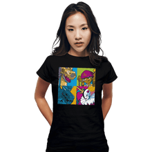 Load image into Gallery viewer, Shirts Fitted Shirts, Woman / Small / Black Dark Masters Pop
