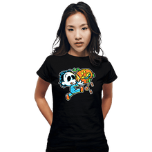 Load image into Gallery viewer, Secret_Shirts Fitted Shirts, Woman / Small / Black Super Halloween Boy

