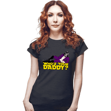 Load image into Gallery viewer, Daily_Deal_Shirts Fitted Shirts, Woman / Small / Dark Heather Who&#39;s Your Daddy
