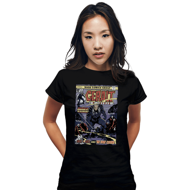 Secret_Shirts Fitted Shirts, Woman / Small / Black Mage Comics