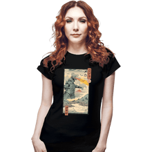 Load image into Gallery viewer, Secret_Shirts Fitted Shirts, Woman / Small / Black Mecha Kaiju
