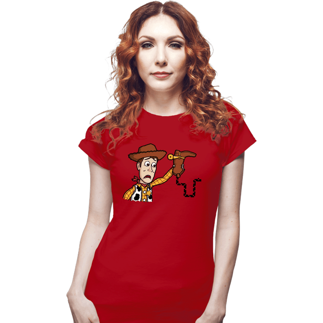 Secret_Shirts Fitted Shirts, Woman / Small / Red Snake In A Boot