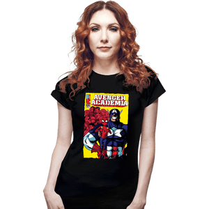 Secret_Shirts Fitted Shirts, Woman / Small / Black My Avenger Academia
