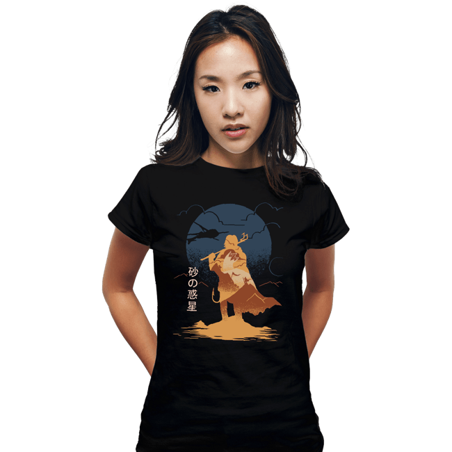 Daily_Deal_Shirts Fitted Shirts, Woman / Small / Black Arrakis Reborn
