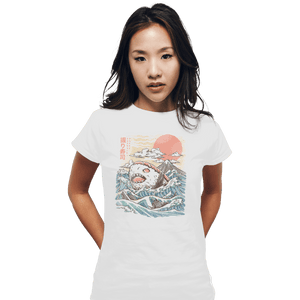 Shirts Fitted Shirts, Woman / Small / White Sharkiri Sushi
