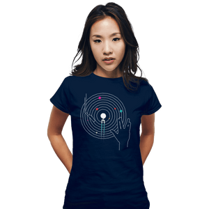 Shirts Fitted Shirts, Woman / Small / Navy Star Trek Vinyl