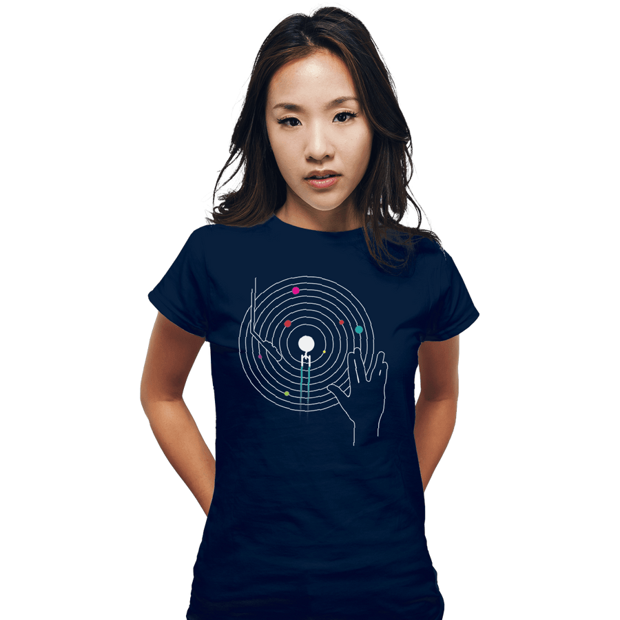 Shirts Fitted Shirts, Woman / Small / Navy Star Trek Vinyl