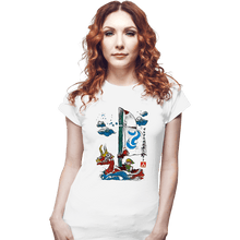 Load image into Gallery viewer, Secret_Shirts Fitted Shirts, Woman / Small / White Sailor With The Wind

