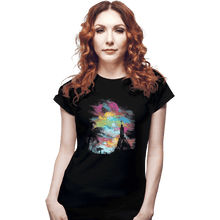 Load image into Gallery viewer, Shirts Fitted Shirts, Woman / Small / Black Sunset On Scarif
