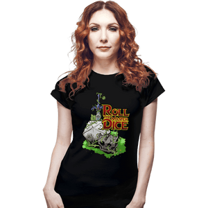Secret_Shirts Fitted Shirts, Woman / Small / Black Roll The Master Dice