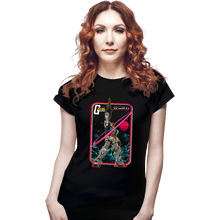 Load image into Gallery viewer, Daily_Deal_Shirts Fitted Shirts, Woman / Small / Black RX-78-2 Gundam

