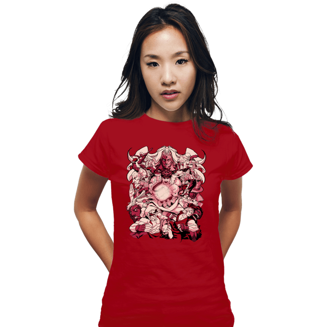 Daily_Deal_Shirts Fitted Shirts, Woman / Small / Red Prepare To Strike
