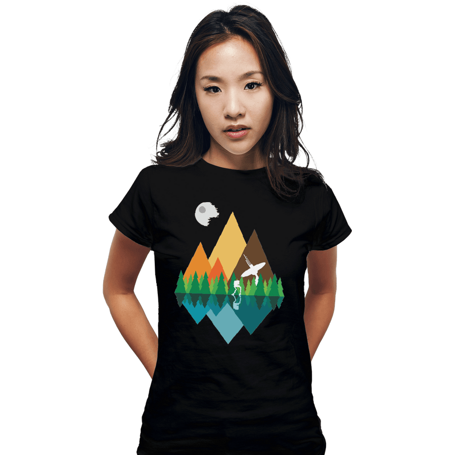 Shirts Fitted Shirts, Woman / Small / Black Forest View