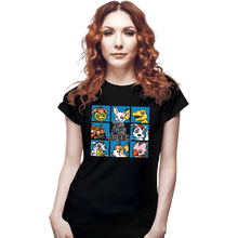 Load image into Gallery viewer, Secret_Shirts Fitted Shirts, Woman / Small / Black Digi Bunch
