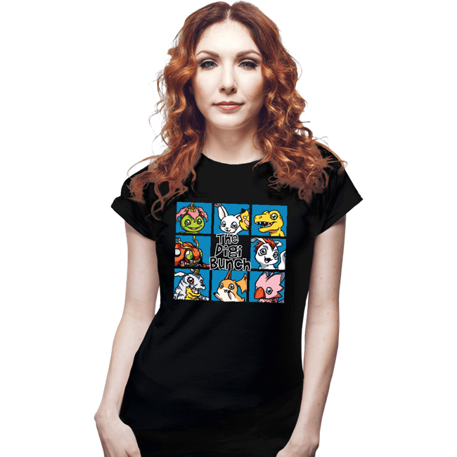 Secret_Shirts Fitted Shirts, Woman / Small / Black Digi Bunch