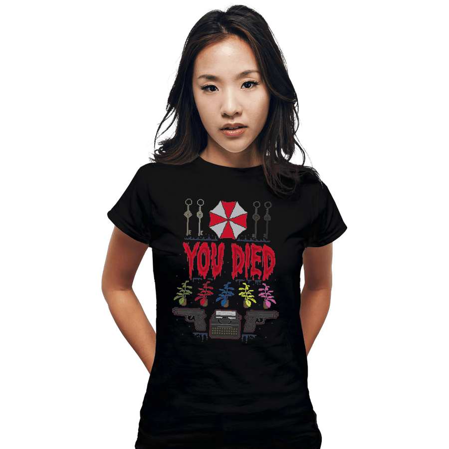 Shirts Fitted Shirts, Woman / Small / Black You Died
