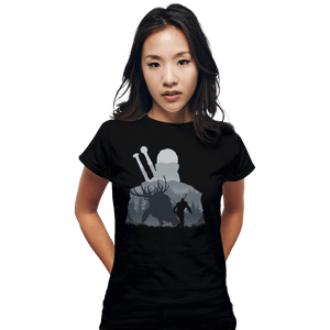 Shirts Fitted Shirts, Woman / Small / Black The Witcher - Hunter