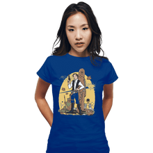 Load image into Gallery viewer, Shirts Fitted Shirts, Woman / Small / Royal Blue The Smuggler
