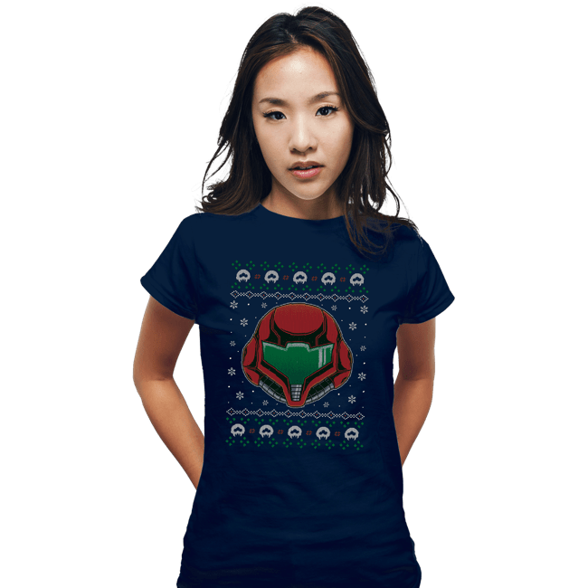 Shirts Fitted Shirts, Woman / Small / Navy The Larvas Hunter Christmas