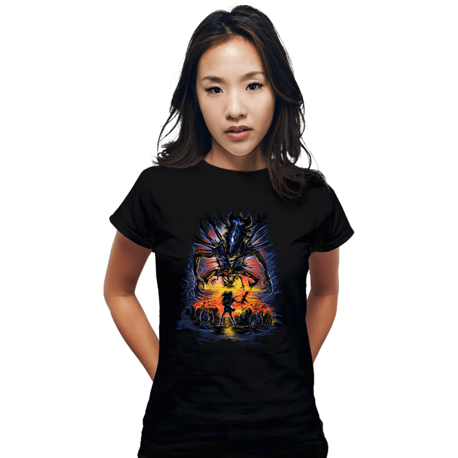 Secret_Shirts Fitted Shirts, Woman / Small / Black Alien, You Shall Not Pass!