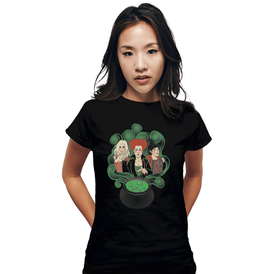Shirts Fitted Shirts, Woman / Small / Black Hocus Pocus