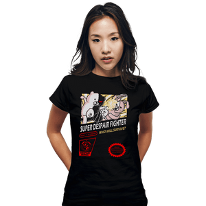 Secret_Shirts Fitted Shirts, Woman / Small / Black Super Despair Fighter