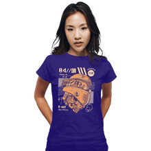 Load image into Gallery viewer, Shirts Fitted Shirts, Woman / Small / Violet Robo Head
