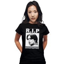 Load image into Gallery viewer, Shirts Fitted Shirts, Woman / Small / Black RIP Donny
