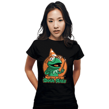Load image into Gallery viewer, Daily_Deal_Shirts Fitted Shirts, Woman / Small / Black Master Of The Dork Arts
